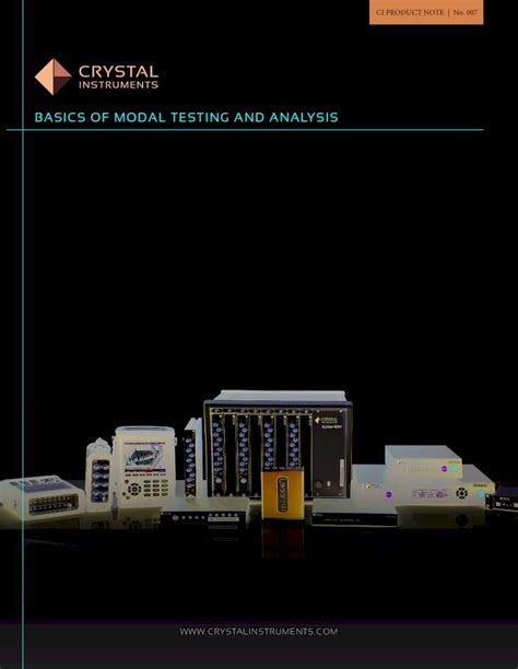 Basics of Modal Testing and Analysis 